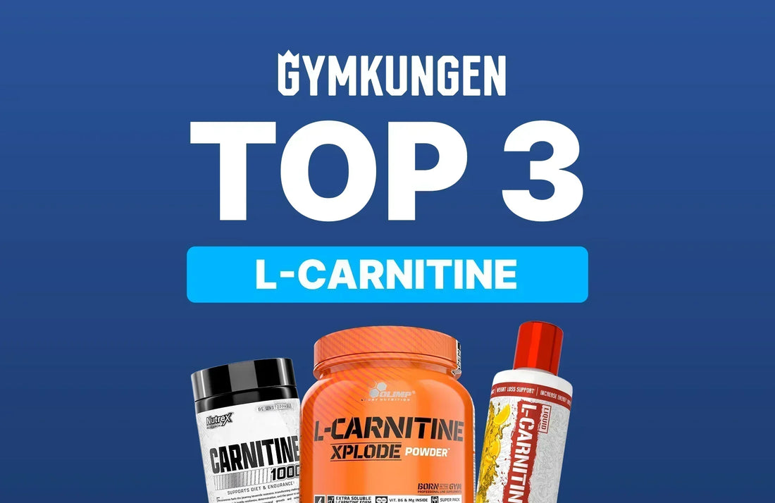 Bästa L-karnitin 2026 - Topp 3 i Sverige!