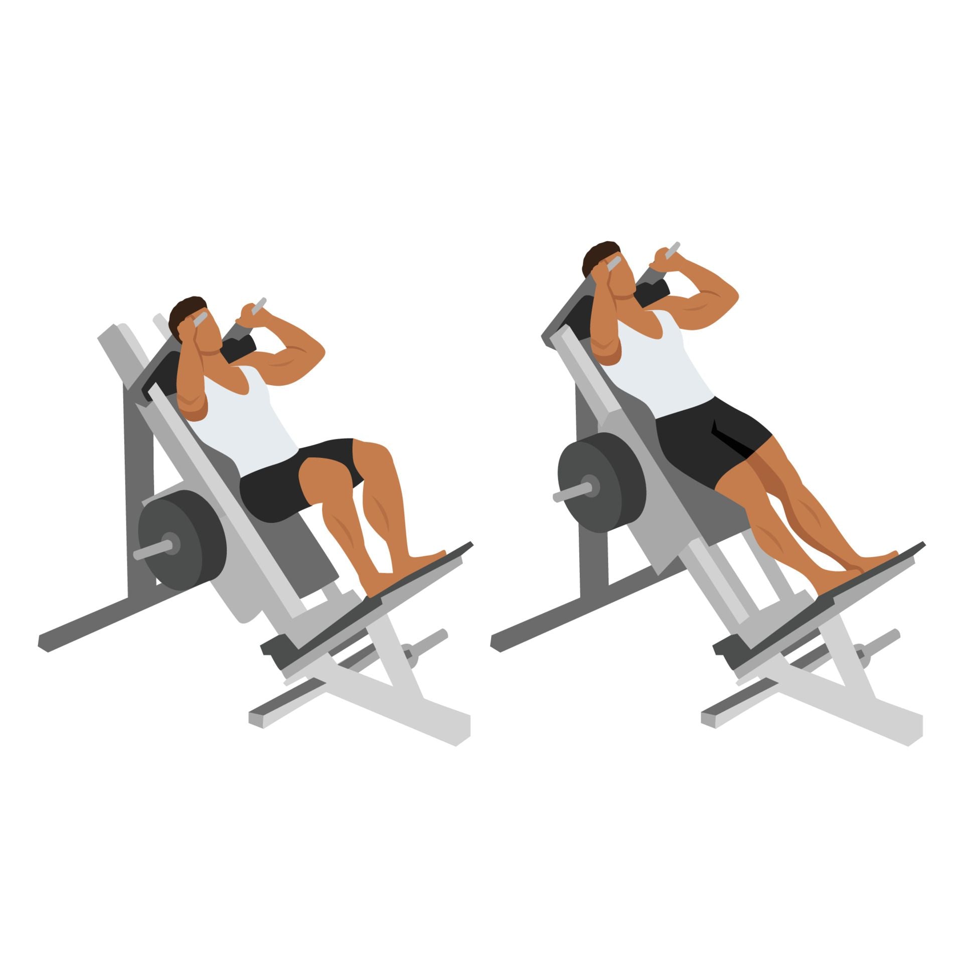 Hack squat - Så här gör du