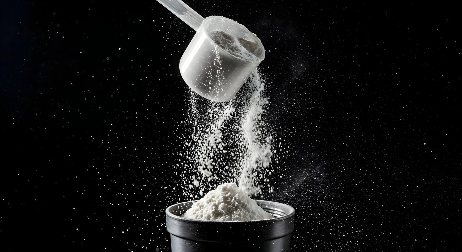 L-glutamin i en skopa