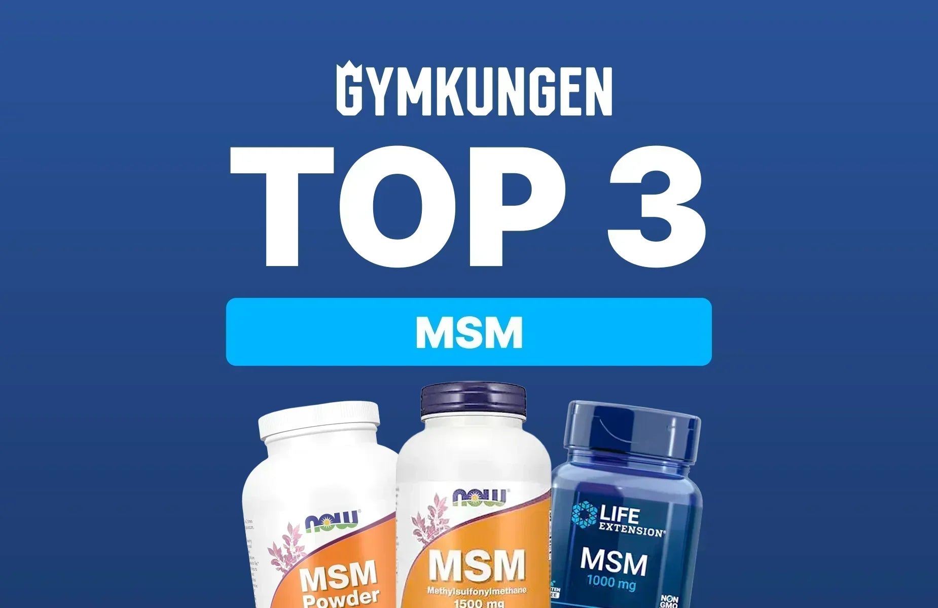 Bästa MSM 2026 - Topp 3 i Sverige!