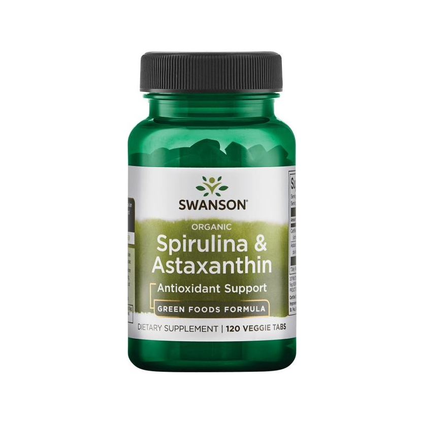 Spirulina & Astaxanthin - 120 veggie tablets