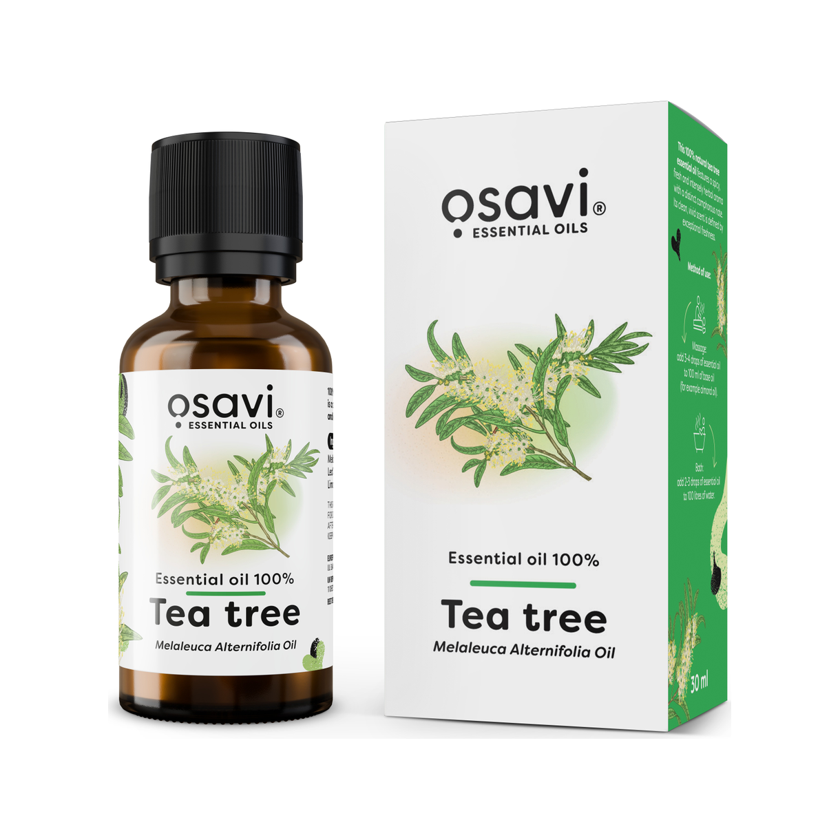 Essential Oil 100%, Tea tree - 30 ml.