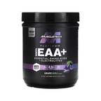 EAA+-tillskott i svart burk med Grape-smak
