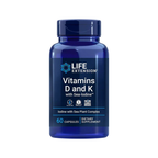 Life Extension kapselburk med vitamin D och K, 60 kapslar