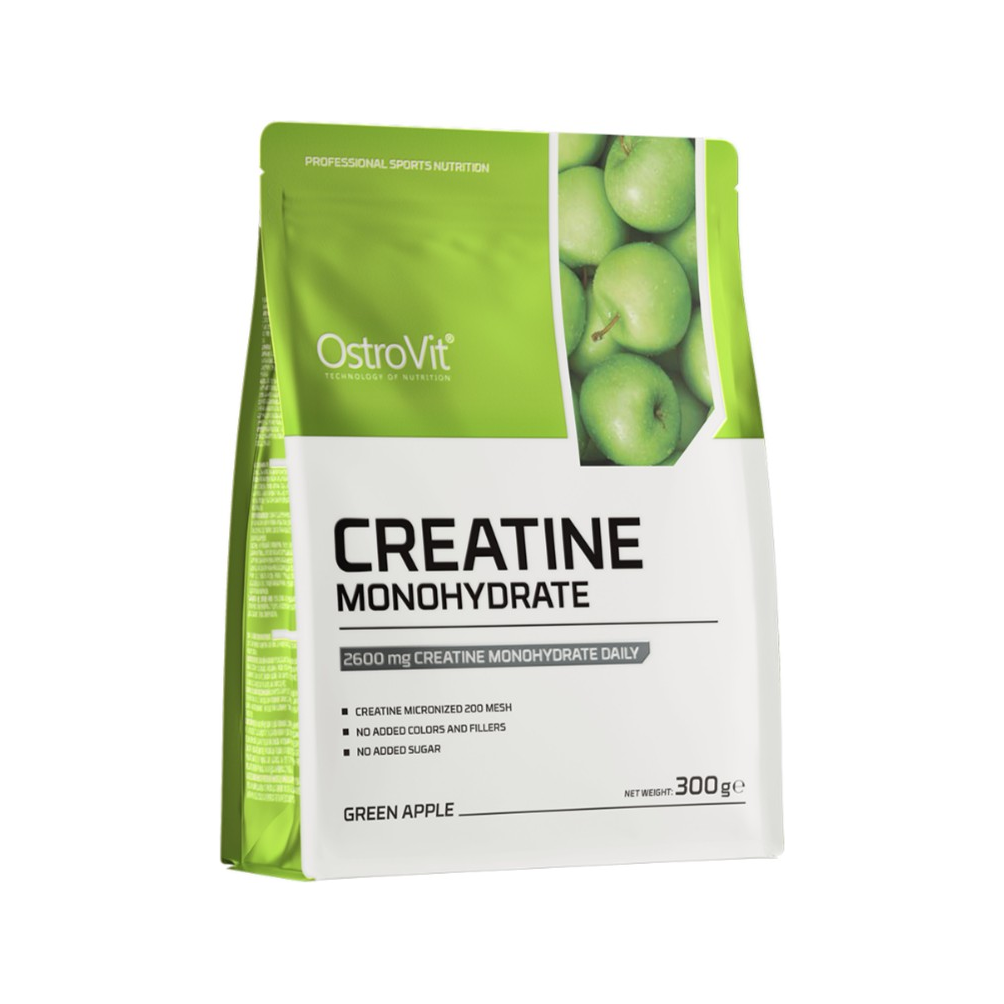 Creatine Monohydrate, Green Apple - 300 grams