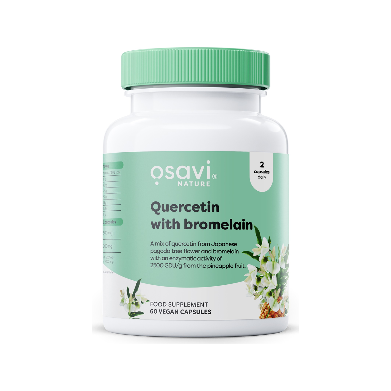 Quercetin with Bromelain - 60 vegan caps