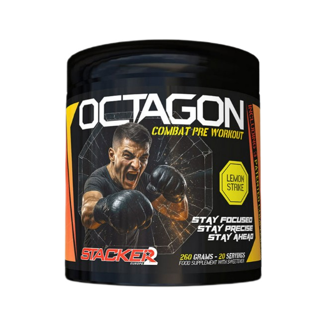 Octagon Pre Workout, Lemon Strike - 260 grams