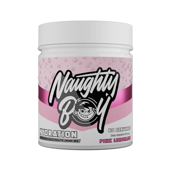 Naughty Boy Hydration-dryckesblandning i burk, pink lemonad