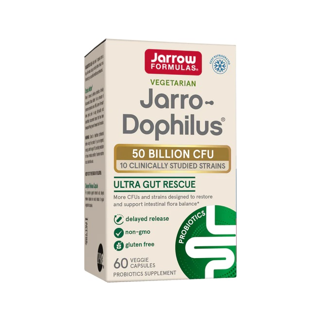Jarro-Dophilus Ultra Gut Rescue, 50 Billion CFU - 60 vcaps