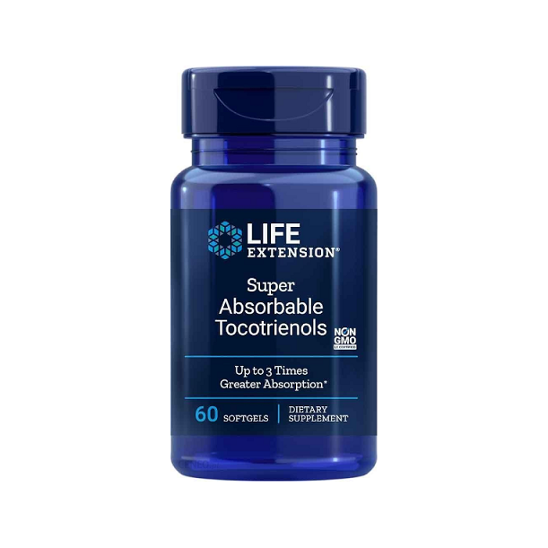 Life Extension kosttillskott i blå kapselflaska med skruvlock, 60 softgels