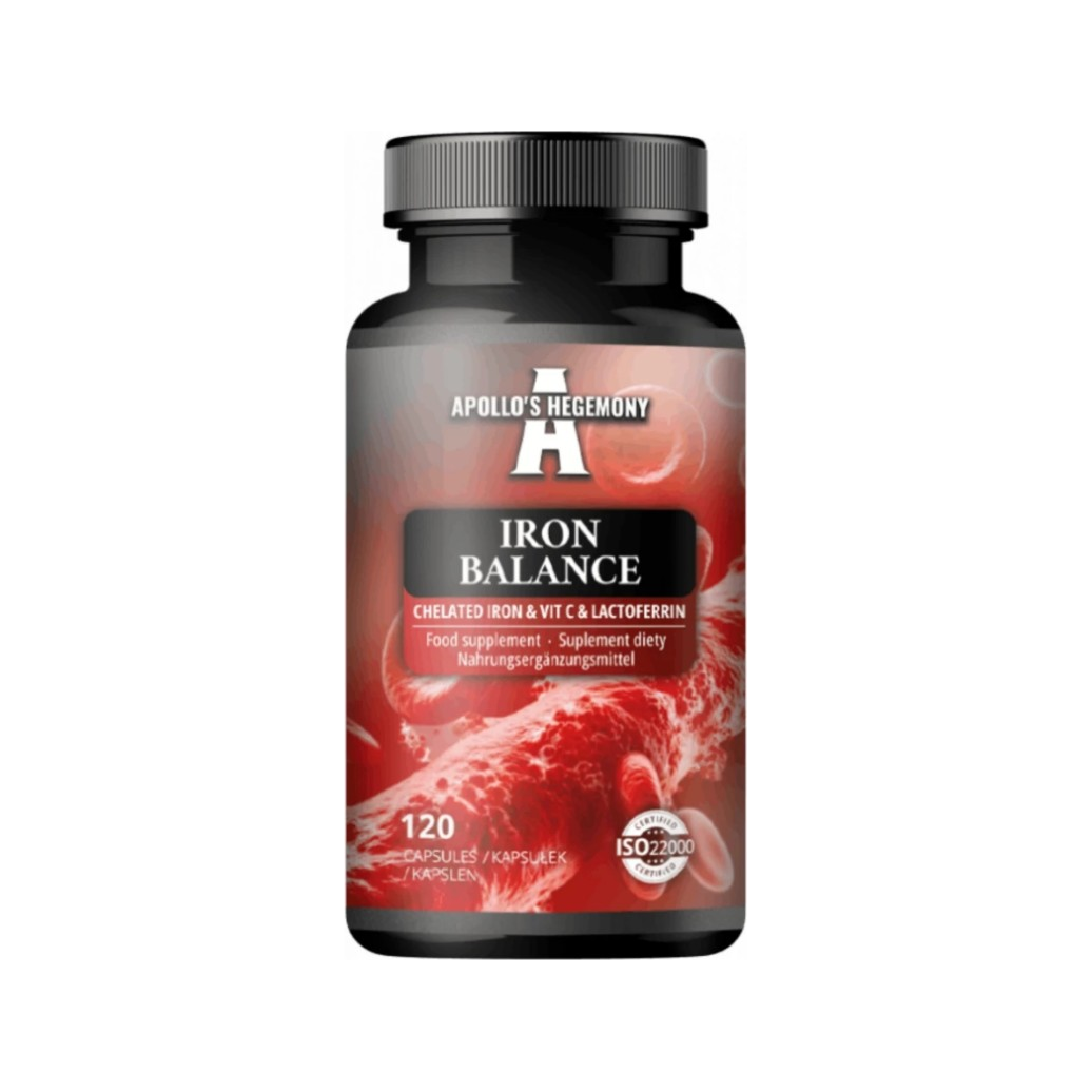 Iron Balance Chelated Iron & Vit C & Lactoferrin - 120 caps