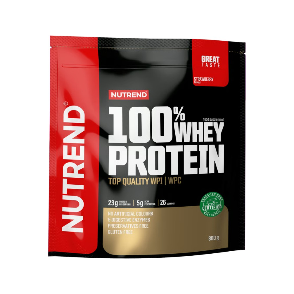 100% Whey Protein, Strawberry - 800 grams