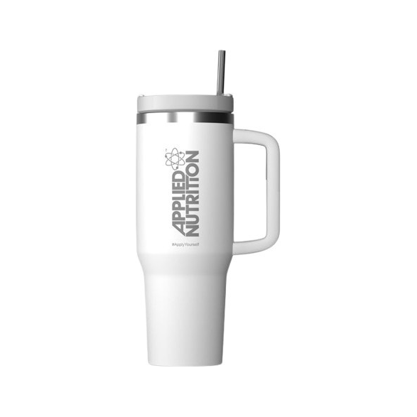 Cooler Tumbler Cup, White - 1200 ml.