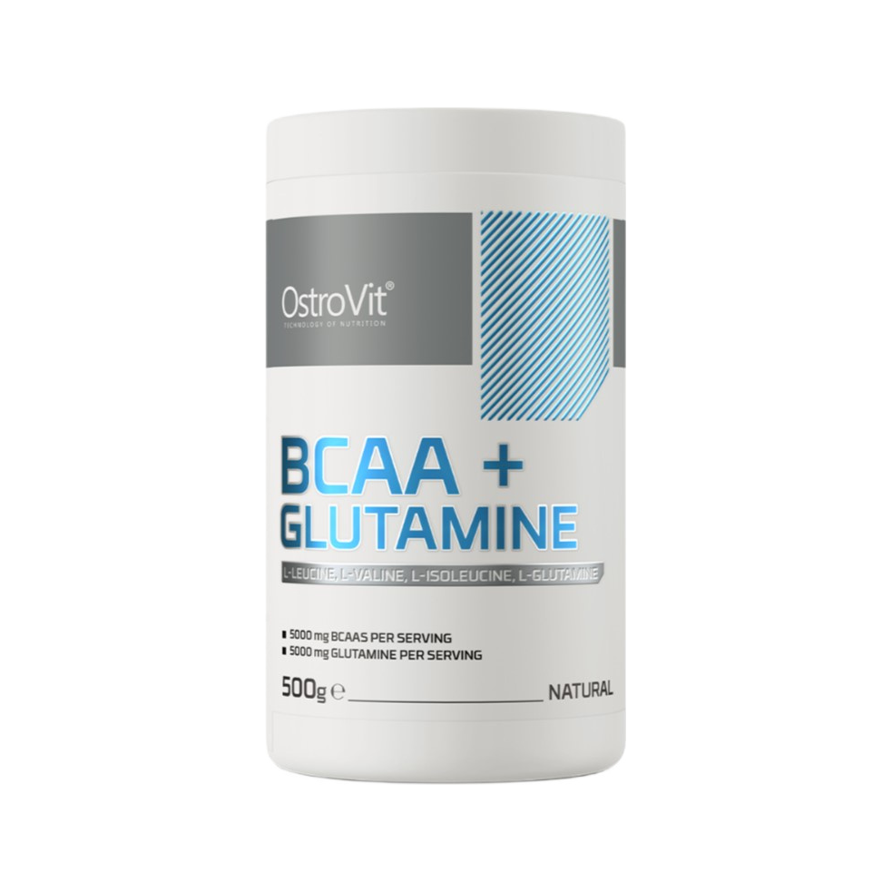 BCAA + Glutamine, Natural - 500 grams
