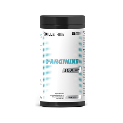 L-Arginine, 1600mg - 120 vegan caps