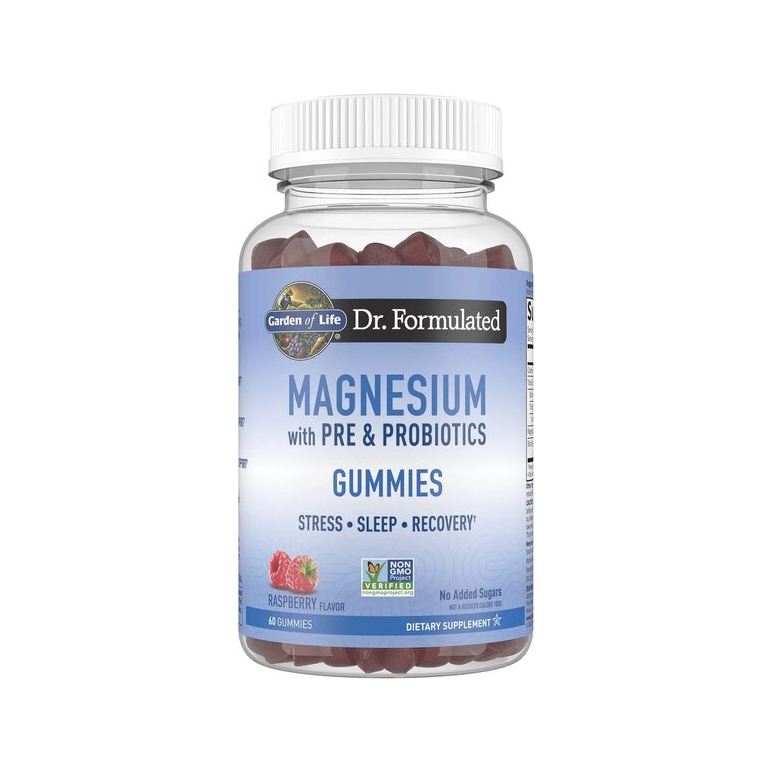 Magnesiumgummier i flaska, hallon-smak, Dr. Formulated