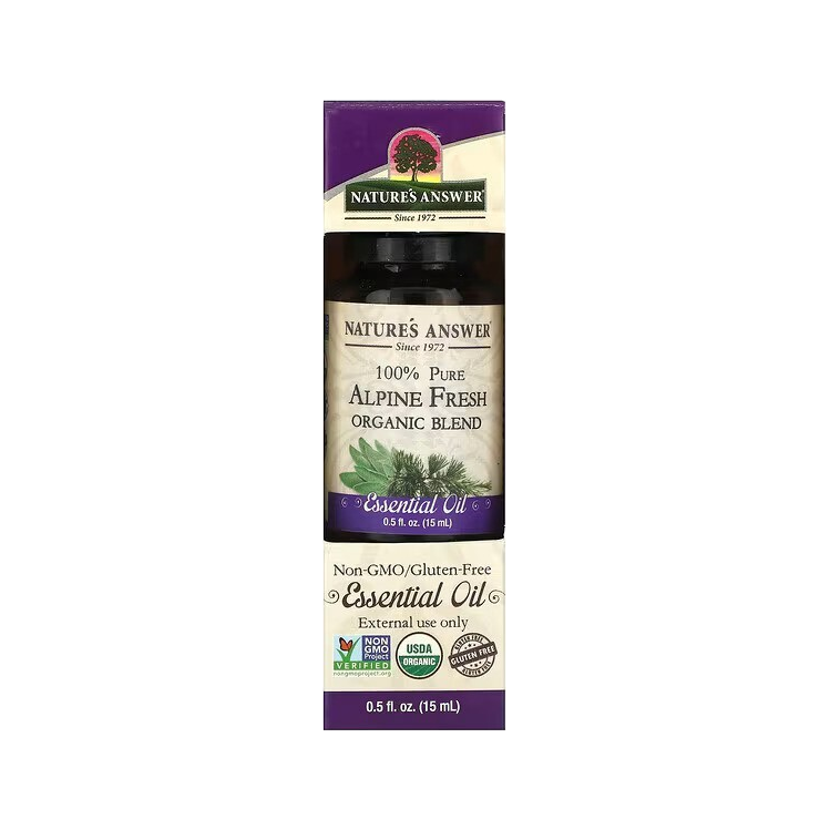100% Pure Alpine Fresh Blend Essential Oil - 15 ml.