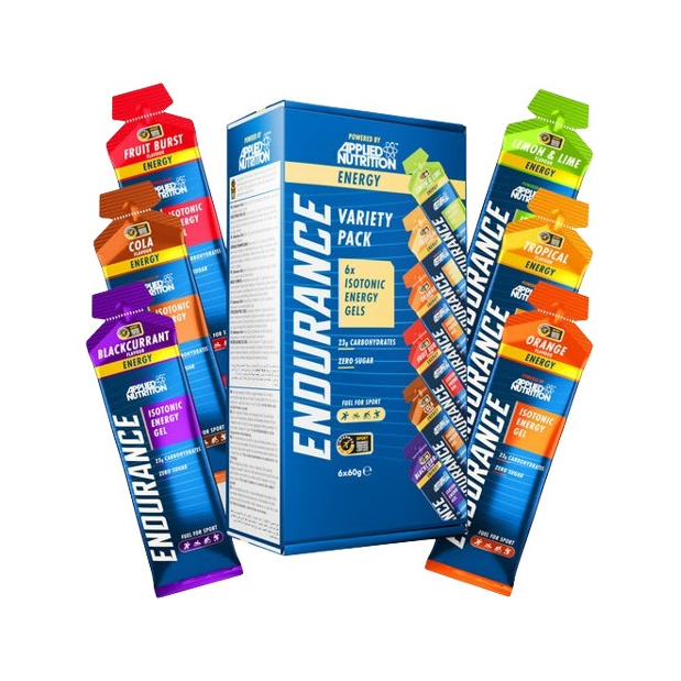 Endurance Isotonic Energy Gel, Variety Pack - 6 x 60g