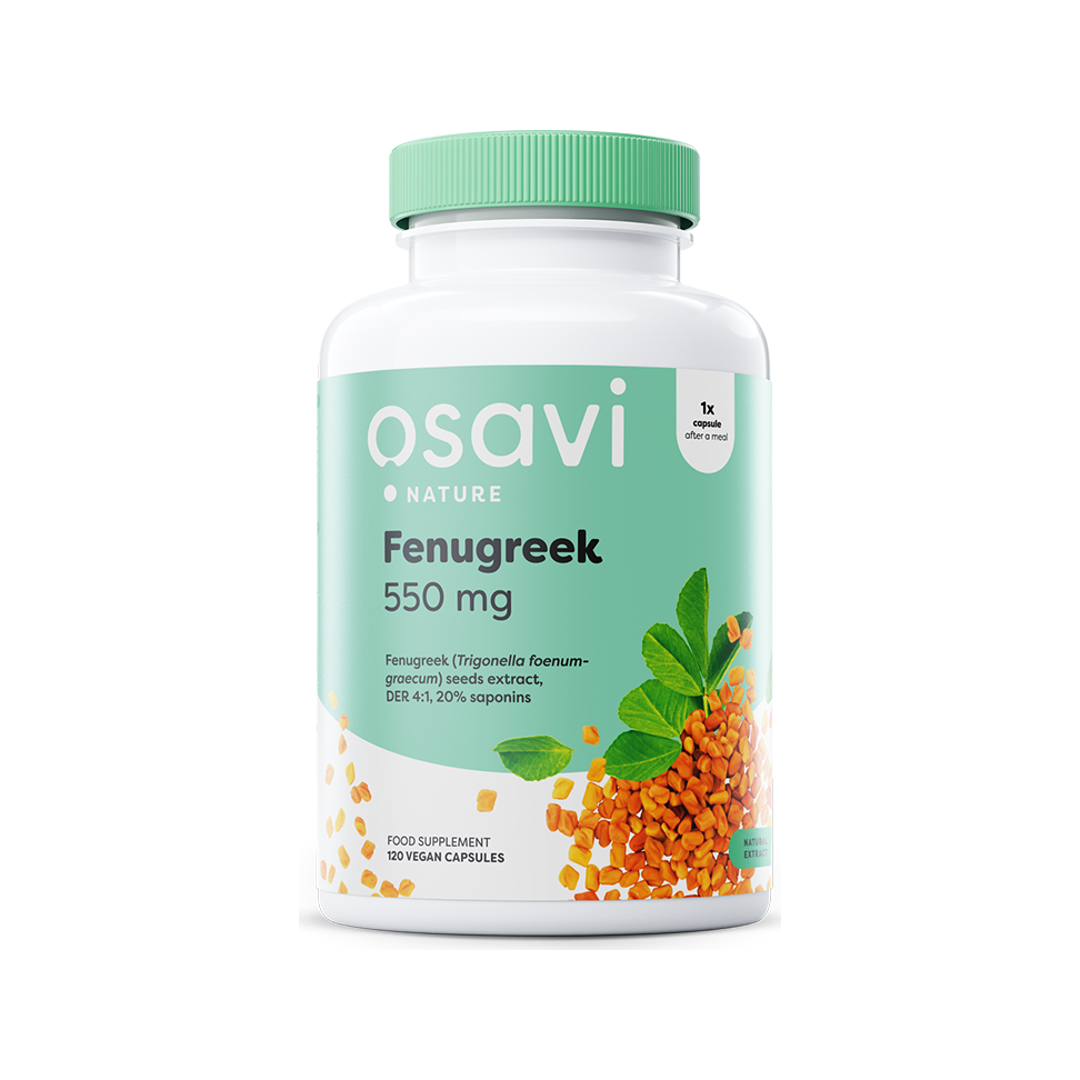 Fenugreek, 550mg - 120 vcaps