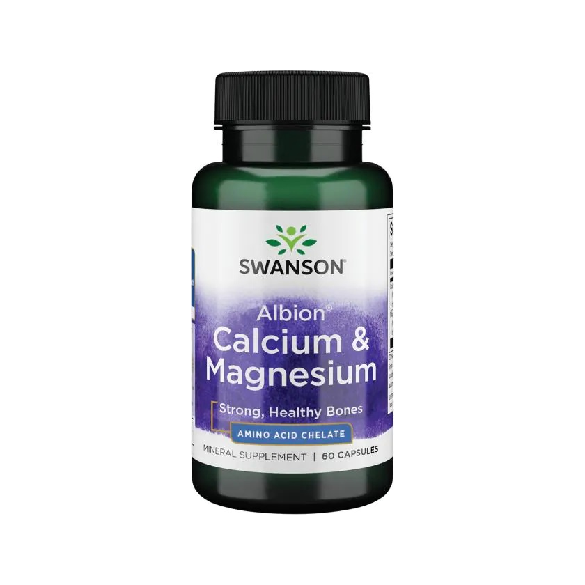 Albion Calcium & Magnesium - 60 caps