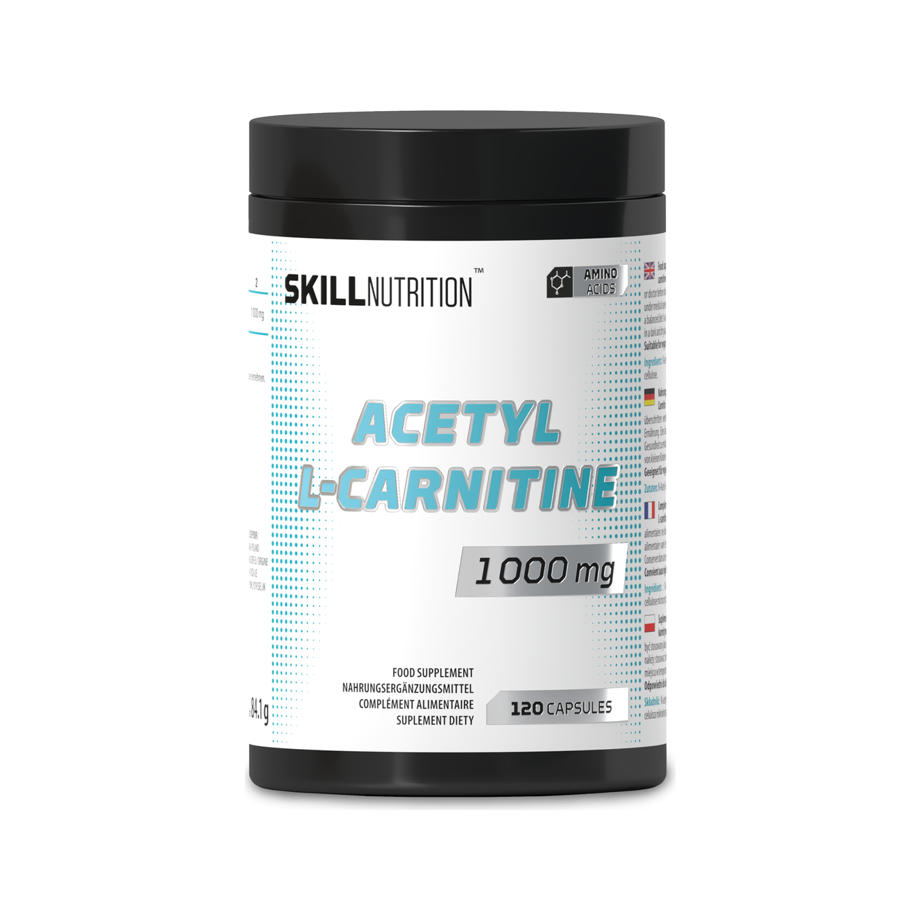 Acetyl L-Carnitine, 1000mg - 120 vegan caps