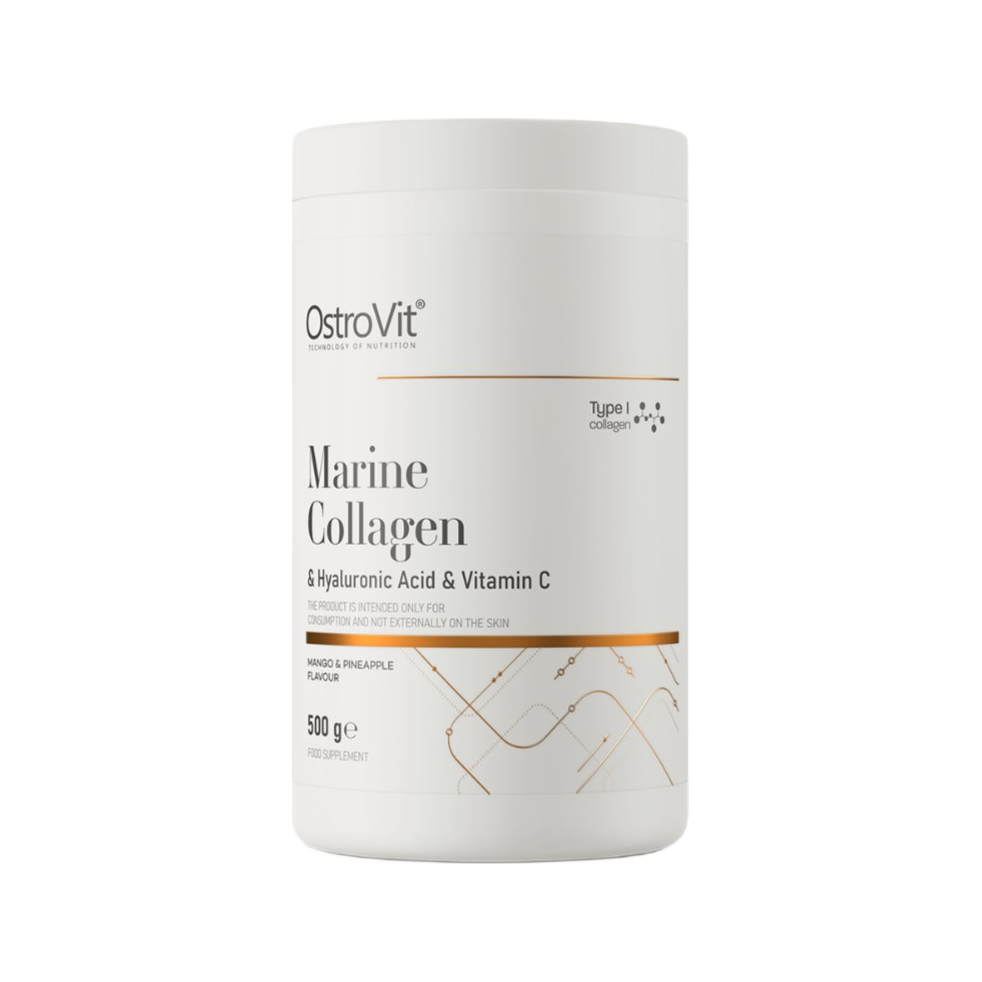 Marine Collagen & Hyaluronic Acid & Vitamin C, Mango & Pineapple - 500 grams