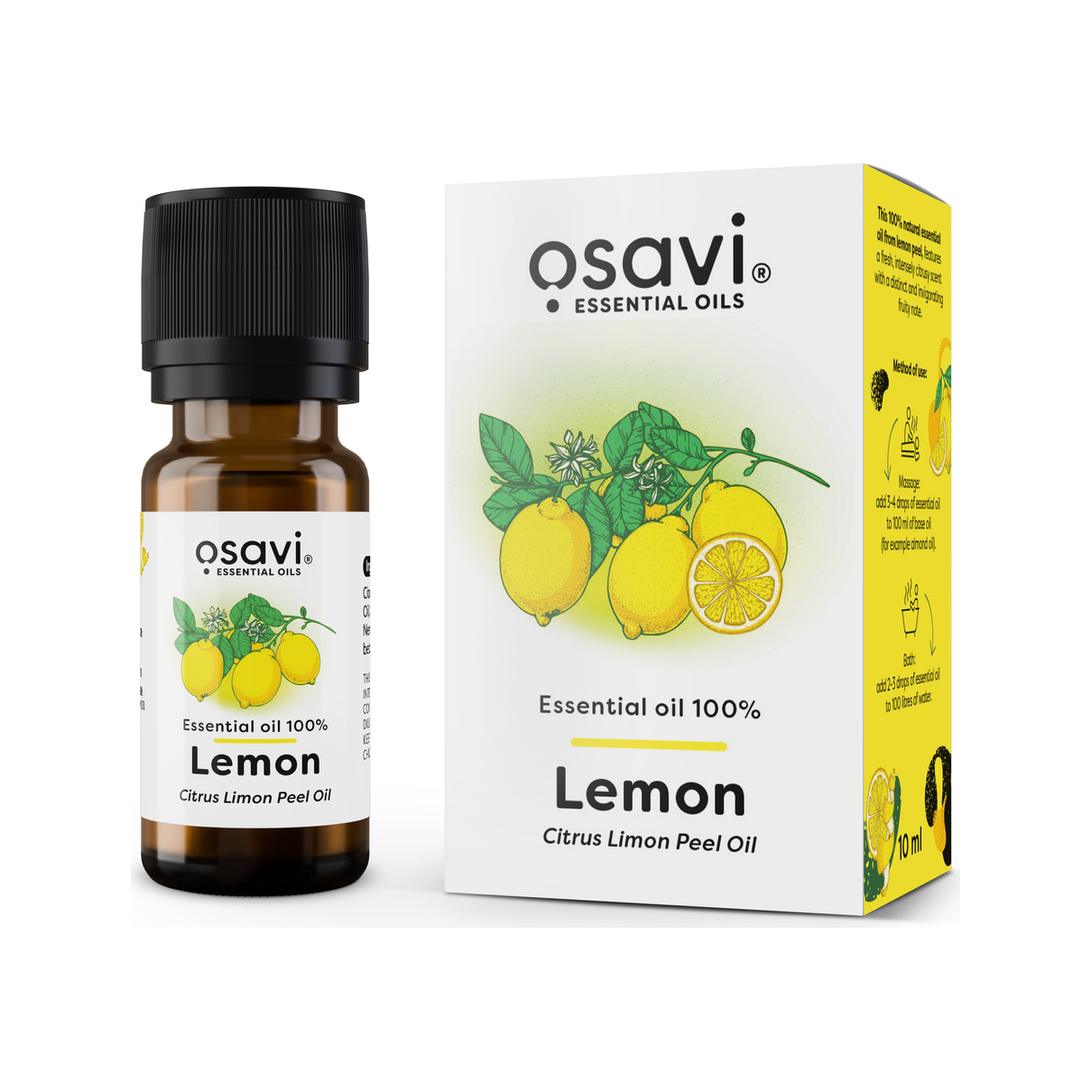 Essential Oil 100%, Lemon - 10 ml.