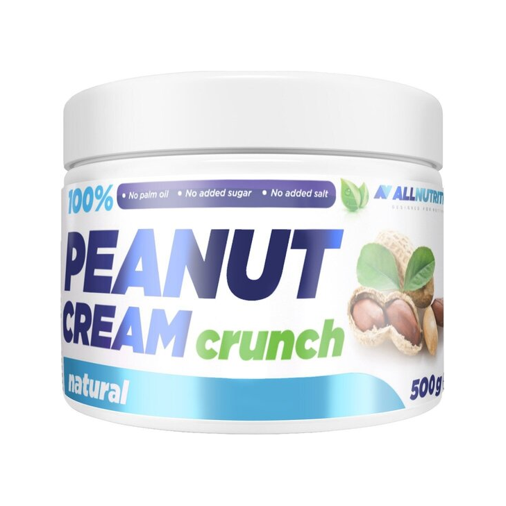 100% Peanut Cream, Crunch - 500 grams