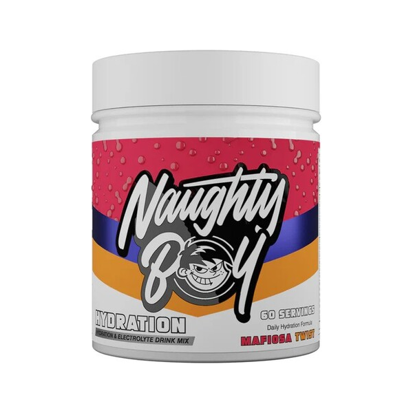 Naughty Boy Hydration-dryckesblandning i burk, Mafiosa Twist-smak