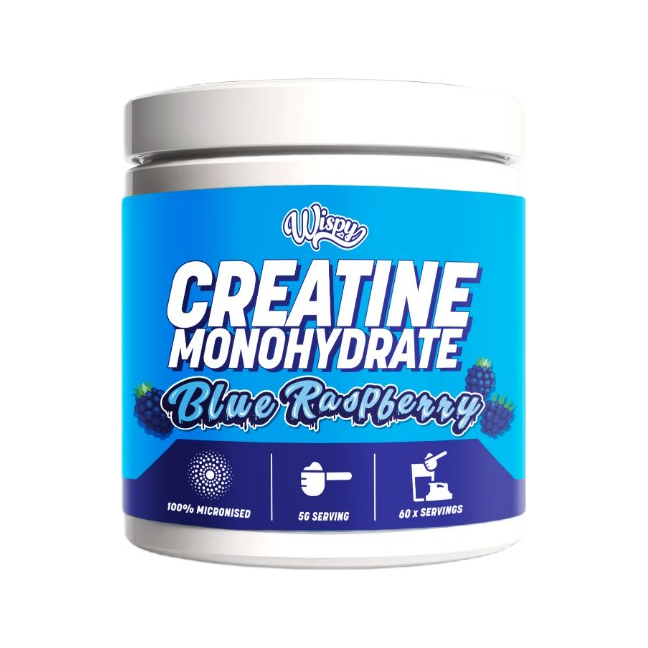 Creatine Monohydrate, Blue Raspberry - 300 grams