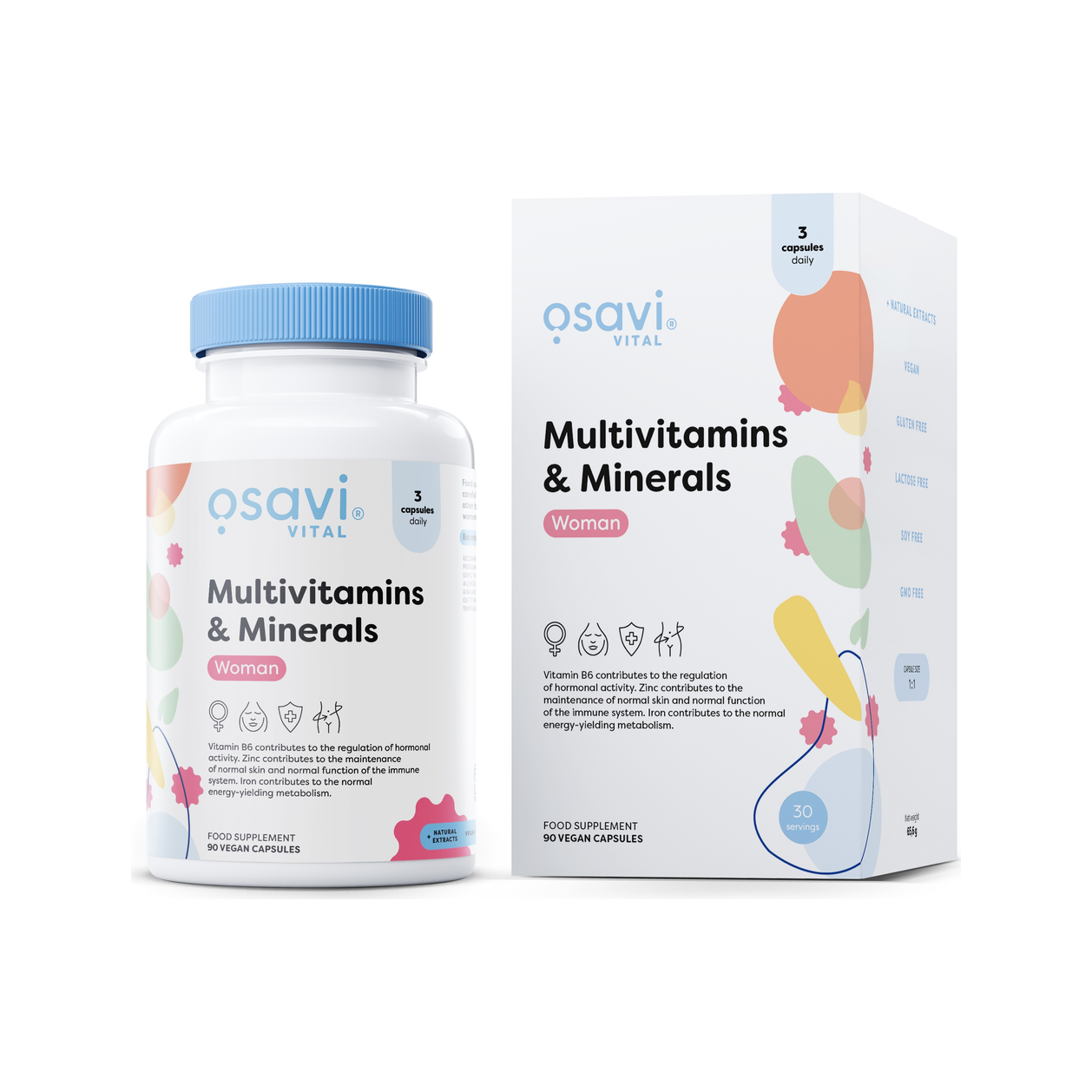 Multivitamins & Minerals Woman - 90 vegan caps