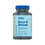 Applied Nutrition Solutions Detox & Debloat-tillskott i flaska, blå etikett