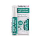 BetterYou oral spray för vegan hälsa, 25 ml, flaska och kartong med bärsmak
