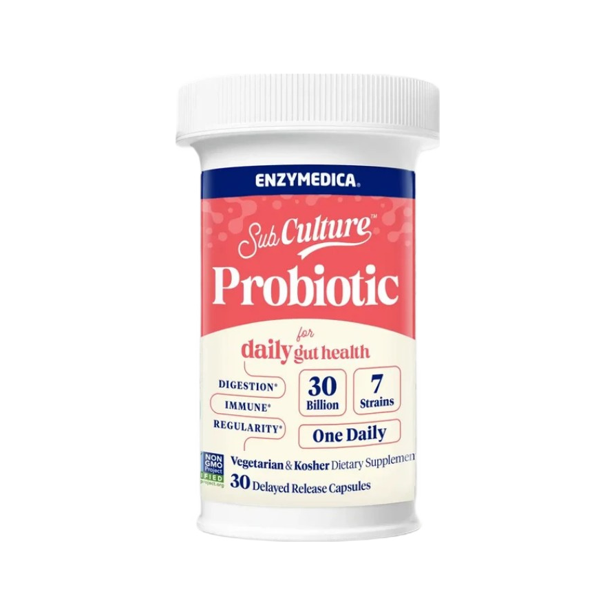 SubCulture Probiotic for Daily Gut Healt - 30 caps
