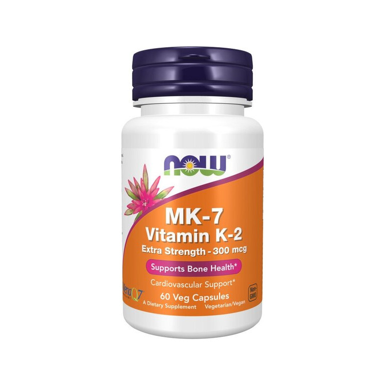 MK-7 Vitamin K-2, 300mcg Extra Strength - 60 vcaps