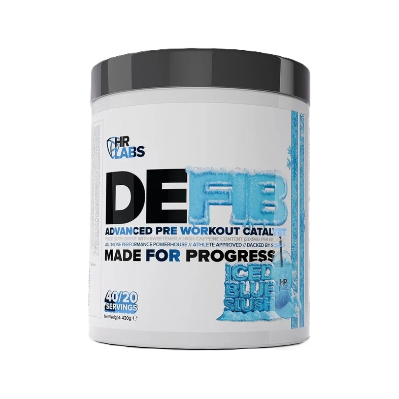 Defib Advanced Pre Workout Catalyst, Iced Blue Slush - 420 grams