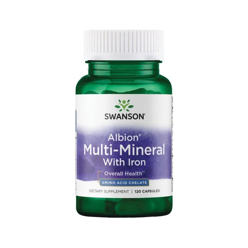 Albion Multi-Mineral with Iron - 120 caps