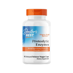 Doctor's BEST proteolytiska enzymer kapseltillskott i flaska med orange lock