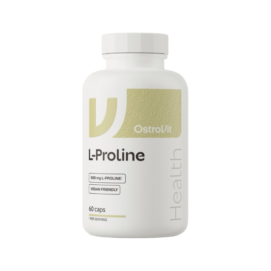 L-Proline, 500mg - 60 caps