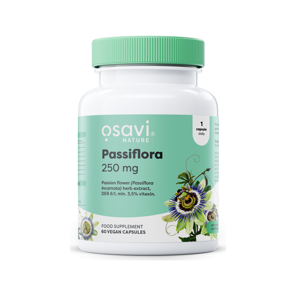 Passiflora, 250mg - 60 vegan caps