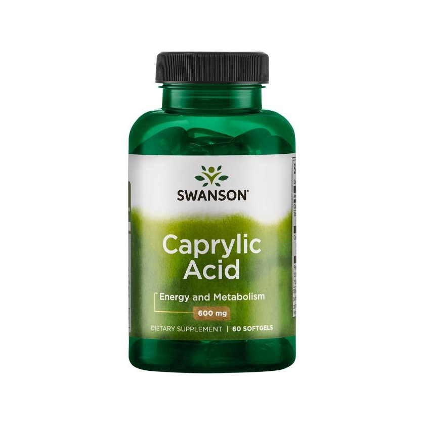 Caprylic Acid, 600mg - 60 softgels
