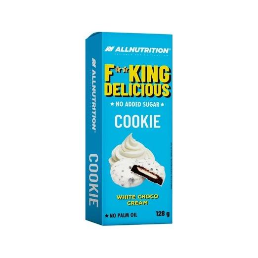 Fitking Delicious Cookie, White Choco Cream - 128 grams