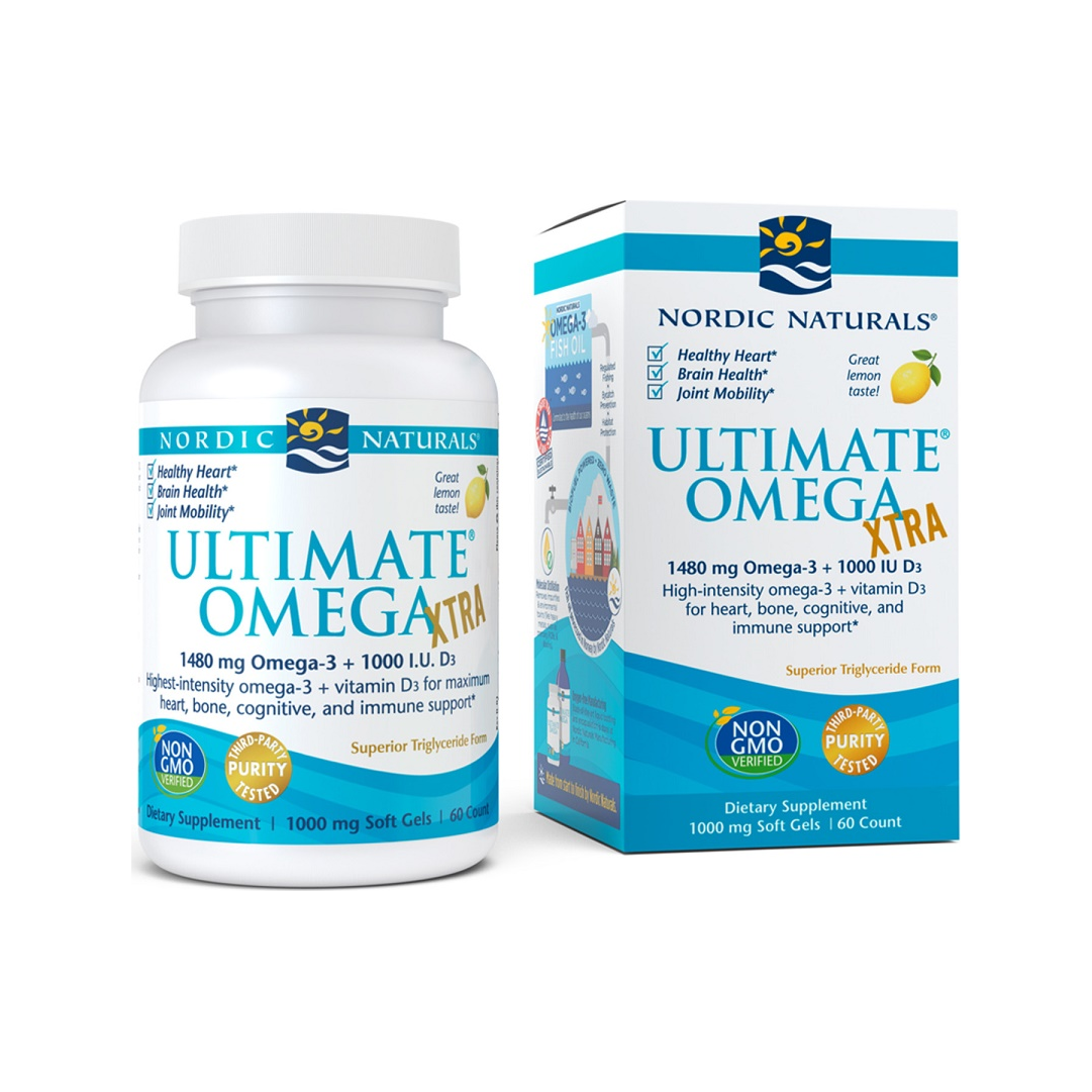 Ultimate Omega Xtra, 1480mg Lemon - 60 softgels
