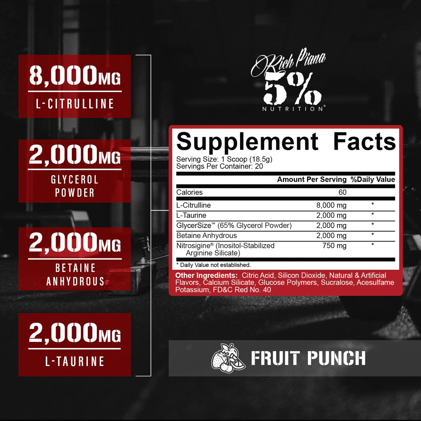 5% Nutrition Full As F*ck Legendary Series 380g innehåll