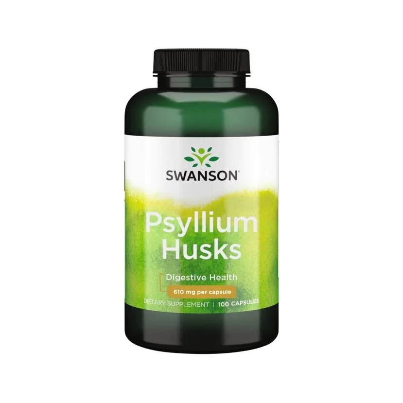 Psyllium Husks, 610mg - 100 caps