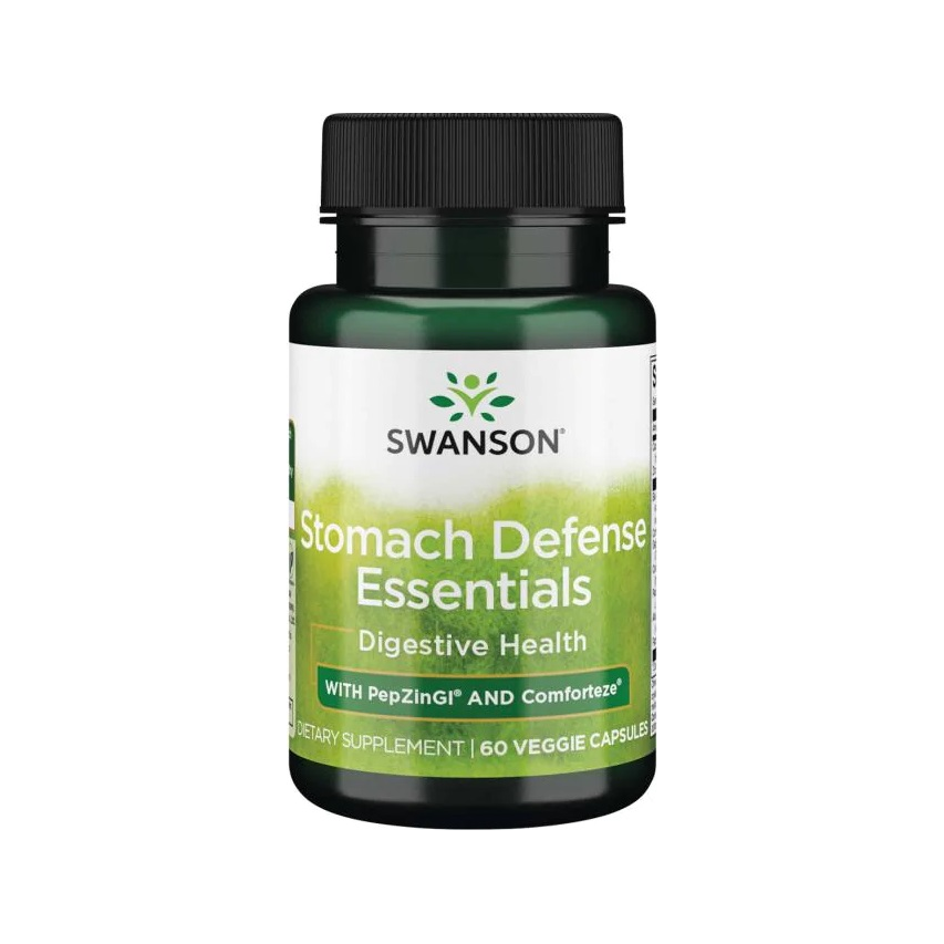 Stomach Defense Essentials with PepZinGI and Comforteze - 60 vcaps