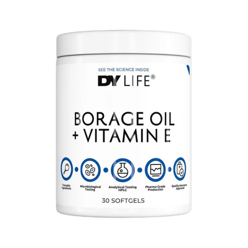 DY LIFE Borage Oil + Vitamin E - 30 softgels