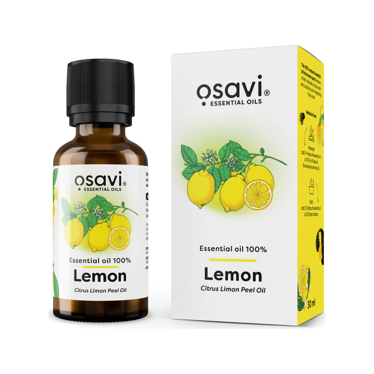Essential Oil 100%, Lemon - 30 ml.