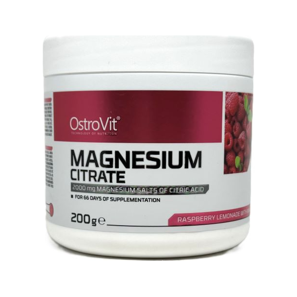 Magnesium Citrate, Raspberry Lemonade with Mint - 200 grams