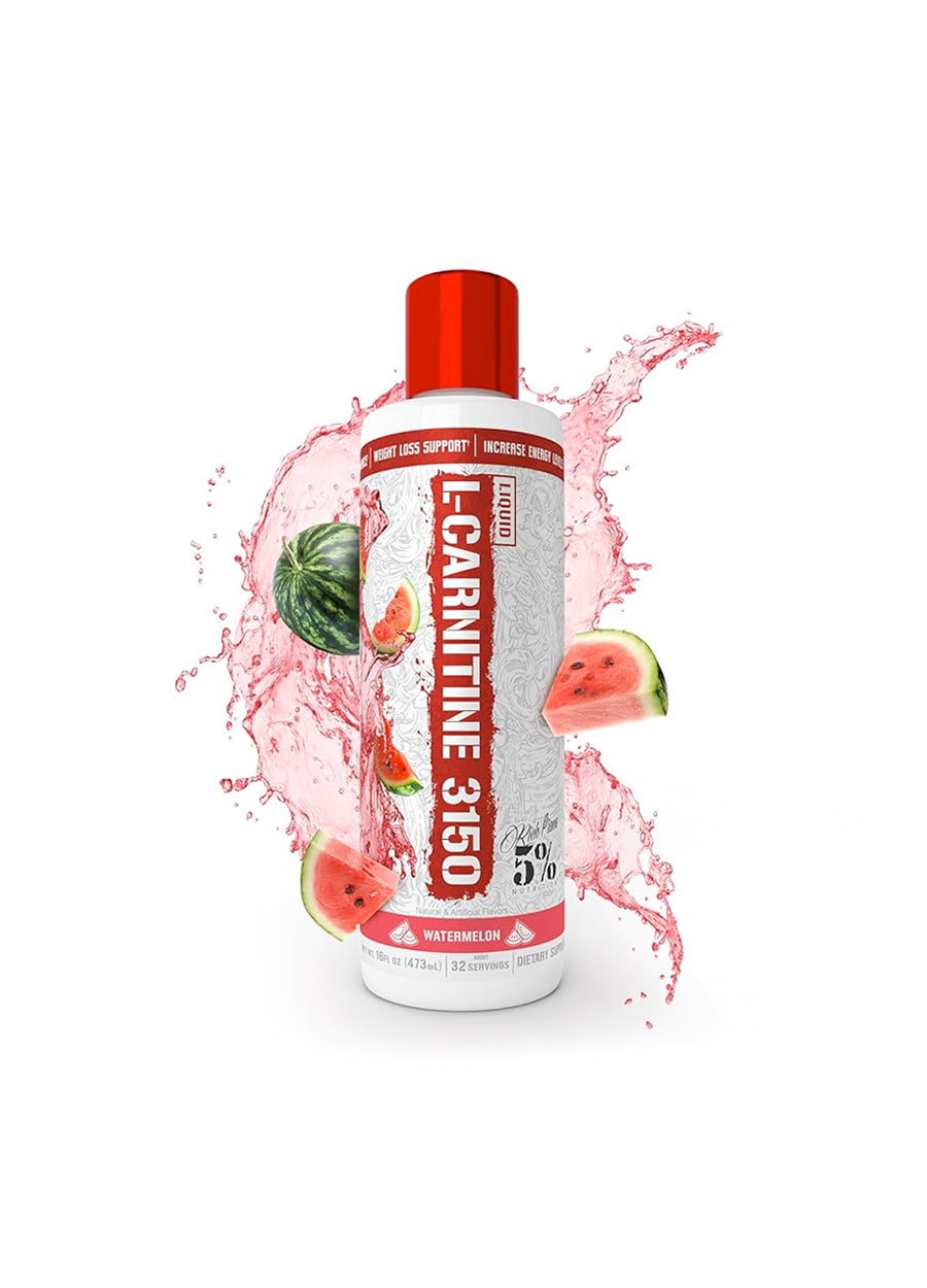 5% Nutrition Liquid L-Carnitine 3150 Legendary Series 473ml Watermelon Framsida